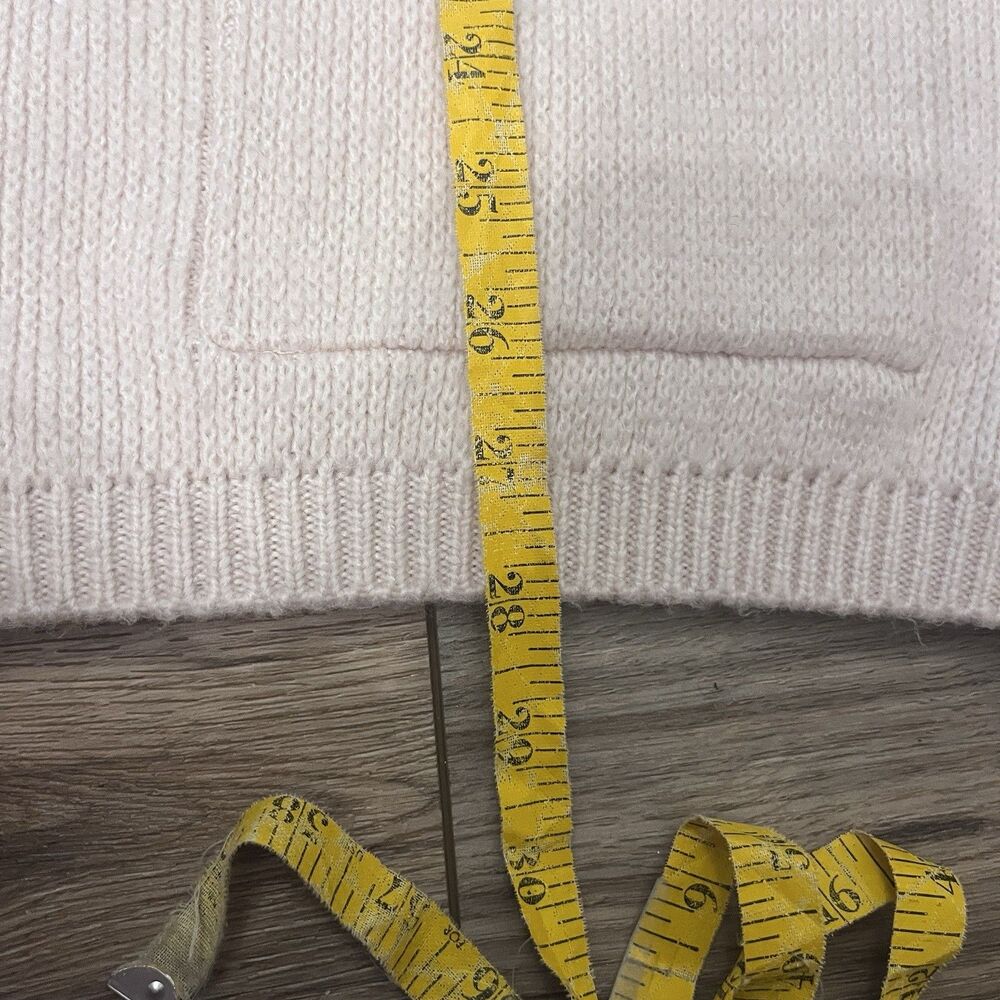 ANINE BING Light Pink Knit Oversized Button Up Cardigan Sweater Women's M-L - Picture 6 of 7